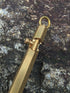 Mini Size Solid Brass Pen, Portable Delicate Signature Six-Edge Ballpoint Pen