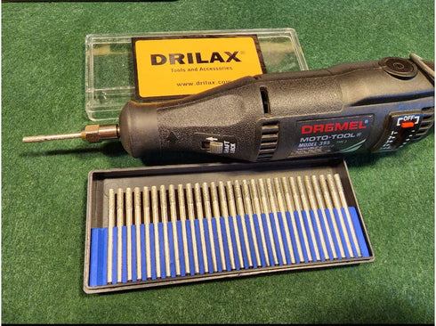 3mm Diamond Drill Bit - Jewelry Beach Sea Glass Shells Gemstones, 30 Pieces Case Set for Dremel Compatible Burr