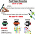 YEALQU 100PCS Random Pencil Topper Decorations, Cute PVC Pencil Accessories for Students