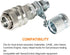 Bonbo Adap-CAT Hydraulic Pressure Test Coupling Kit for PD Series Coupler, USA Brand Excavator Machinery