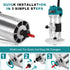 Elzenzhine 110V 800W 30000RPM 15 1/4 inch Set, 6 Router Tool, Compact Wood Router Tool Electric Handheld Palm Routers