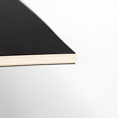 DSTELIN Blank Spiral Notebook: 10 inch x 7.5 inch, 100GSM, 3-Pack, Soft Cover, 120 Pages / 60 Sheets (Black)
