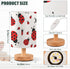 Qilmy Ladybug Bedside Table Lamp with LED Light Included, Button Switch Control for Bedroom Nightstand Lamp with USB