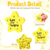 Spakon 100 Pcs Inspirational Star Erasers Bulk for Kids, Mini Fun Motivational Rubber Erasers for Classroom