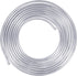3/8 Metal Fuel Line, 3/8" OD Aluminium Coiled Tubing for Refrigeration, Automotive Oil Pipe, Brake Line, 10FT