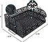 EasyPAG Stackable Letter Tray Organizer - 2 Tiers, A4 Paper Sorter, Mesh File Paper Tray, Black