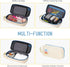 ECHSRT Big Pencil Case, Aesthetic Portable Zipper Bag with Hidden Pocket, Special Organizer for Office Travel, Beige
