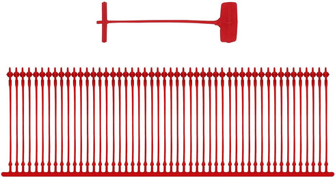 25mm(1 Inch) Red Tag Gun Barbs (Fasteners) for Any Standard Price Labels Clothing Tagging Attachers - 5000 Pcs by SatsoniK