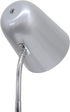 LD1075-SLV 15.28" Simple Designs Sleek Essentials Minimalist Metal Desk Task Lamp, for Office, Desk, Nightstand, Dorm