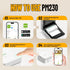 Nelko PM230 3 Sticker Printer, Print Pod Mini Bluetooth Portabel Sticker Maker with Rolls Paper, Print Pods