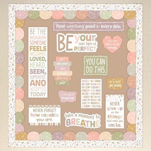 Teacher Created Resources Mini Bulletin Board Terrazzo Tones (TCR7210)
