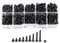 Walfront M3 Screws Assortment Kit with Storage Case, 280PCS Button Head and Socket Head Screws, Bolts, Nuts