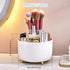 Pencil Holder for Desk, 5 Slots 360° Degree Rotating Organizer for Office, School, Home, Cute Pencil Cup, White
