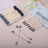 50 Pcs Sanding Sticks, Double End Matchsticks for Fine Detailing Polishing with Storage Box for Woodworking