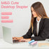 M&G Stapler Desktop Stapler, Small Cute Stapler, 1000 Staples, 20 Sheet Capacity, Portable for Office School Home (Pink)