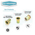 Kadrick 810pcs 6-32 8-32 10-24 1/4"-20 5/16"-18 3/8"-16 M3 M4 M5 M6 M8 M10 Rivet Nut Kit, SAE & Metric Rivet Nut