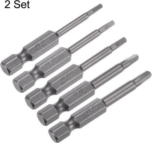 10pcs TA1.8-TA3.0 Triangle Screwdriver Bit, 1/4" Hex Shank, 2" Length Magnetic Tri-angle Power Tool