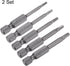 10pcs TA1.8-TA3.0 Triangle Screwdriver Bit, 1/4" Hex Shank, 2" Length Magnetic Tri-angle Power Tool