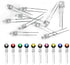 LEDs Single LED Light Diode Lamp DIY Kit with 10 Colors, 3mm Mini Bulbs, Warm White Red Green Blue Yellow