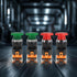 Emergency Push Button Switch - Green & Red Mushroom Head, 22mm, Spring Return (4 pack)