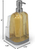 Spectrum Cora Kitchen Soap Dispenser with Sponge Holder for Kitchen Sink Organization, Easy to Clean Soap Pump Sponge