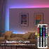 NBBUFF 3.28 ft Smart RGB LED Strip LightsControl via App or RemoteFeatures Music Sync and Timer FunctionsPerfect