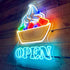 15.7"x11.8" Yogurt Open Neon Sign, Coffee Shop Decor, Custom Ice Cream LED Light, Sweet Store Wall Decor, Welcome Sign