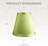 CS-1007-5L/GRN 3" 5" 4.5", Royal Designs Clip On Empire Chandelier Lamp Shade, x x Light Green