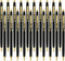 Cambond Black Pens, Ballpoint Pen Bulk, Black Ink 1.0 mm Medium Point, Smooth Writing for Men Women, 20 Pack (Black) -
