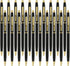 Cambond Black Pens, Ballpoint Pen Bulk, Black Ink 1.0 mm Medium Point, Smooth Writing for Men Women, 20 Pack (Black) -