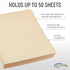 Manila File Jackets - Flat-No Expansion - Letter Size - 10 Pack
