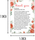 GoGi93Art Thank You For Being A Blessing In My Life Card - Thanksgiving Card - Birthday Greeting - Funny Poem