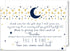 Twinkle Little Star Baby Shower Thank You Cards with Envelopes (25 Pack), Customizable Space for Handwritten Note