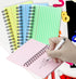 500 3x5 Inch 3 5 MotBach Colorful Pcs Spiral Index Cards Flash Cards with Ring Lined Note Card Book Flashcards, Colored