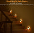 YUNLEX 2 Pack 2.6" Dimming, 3 Amber Night Light, Battery Operated Night Light, Small Sticky Lights, Light Modes, Motion