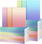 Ddaowanx 48 Pack A5 Colorful Notebooks, 6 Cute Colors, 72 Pages, 8.3x5.5 Inch, Lined Paper Travel Journals (Gradient)
