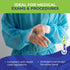 100 200 Count CARE PLUS Pro Vinyl Medical Examination Gloves, Size S, M, L, XL - | Latex & Powder Free, Rubber, Non
