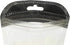 (100, 6.30 inch 9.45 inch) Clear Window Half Black Plastic Resealable Bags with Butterfly Hang Hole for Jewelry