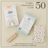 BLOOM AND BLISS CO. 50 Positive Affirmation Cards for Kids and Grandkids - Inspirational Cards with Display Stand