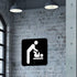 Fastasticdeals 12x12Inches Aluminum Square Metal Sign Multiple Sizes Diaper Changing Table Male Public Service