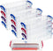 Crtiin 12 Pack Clear Plastic Pencil Box, Large Capacity Pen Case, Stackable Storage Organizer Box for Office Supplies,