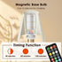 10000mAh 9 4 Bulbs, KIBTOY Battery Operated Wall Sconces, Rechargeable Wireless Wall Lights with Remote, RGB Colors