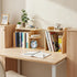Desk Shelf Organizer, Adjustable Wood Desktop Organizers, Office Storage Rack, Small Tabletop Bookshelf, Freestanding