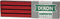 DIXON Industrial Carpenter Pencils, Soft Graphite Core, Red/Black, 7", 12-Pack