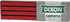 DIXON Industrial Carpenter Pencils, Soft Graphite Core, Red/Black, 7", 12-Pack