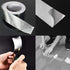 Glass Fiber Cloth Aluminum Foil Tape, HAOT Fireproof Self-Adhesive Tape, 2" x 82' Roll, Silver