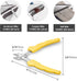 DOWELL Flush Cutter Micro Wire Cutters 5 Inch Stainless Steel Precision Side Cutting Pliers for Soft Wires