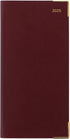 Letts of London Classic Slim Week to View Planner, Burgundy, 8.63-inch Length, Monthly Planners