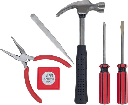 75-HT1007 Set 6 Set Hammer, Set, Stalwart - Household Hand Tools, Tool - Piece by , Includes Screwdriver Pliers (Tool