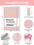 Account Budget Planner - Monthly Budget Book with Expense Tracker Notebook, Undated Bill Organizer & Finance Planner